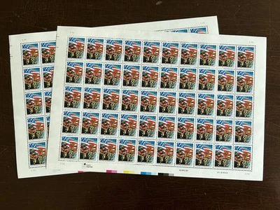 Scott #3153 Stars & Stripes Forever Sheet of 50 32¢ Stamps (1997) - Image 1 of 2