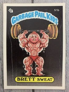 Garbage Pail Kids OS2 GPK 2nd Series Brett Sweat Card 51b Glossy - Picture 1 of 2