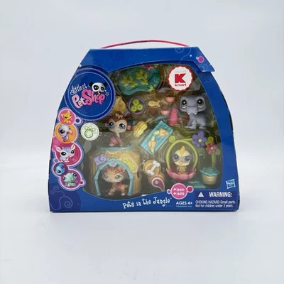 Juego Littlest Pet Shop Pets in the Jungle #1449–#1452 – Exclusivo de Kmart – NUEVO Foto 1 de 4