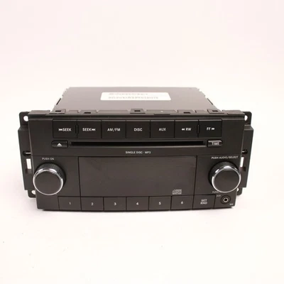 07-14 Dodge Jeep Chrysler AM/FM Reproductor de CD Cassette Radio Receptor P068021157AE Foto 1 de 4