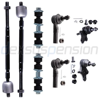 Kit de barras estabilizadoras de rótulas delanteras 8 unidades para Toyota Tercel Paseo Foto 1 de 4