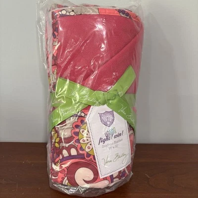 Vera Bradley Paisley Meets Plaid Stadium Blanket 58”x50” NEW  - Image 1 of 4