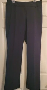 Nuovo con etichetta!  Worthington Curvy Fit gamba dritta, fantasia navy, taglia 10 - Foto 1 di 9