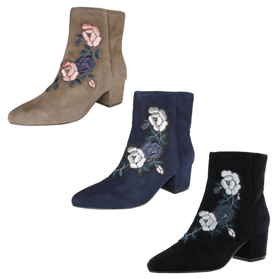 Zapatos botines florales Steven Brooker para mujer Foto 1 de 1