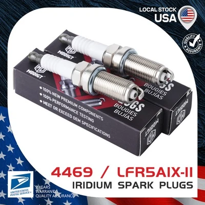 4Pcs 4469 LFR5AIX-11 Quality Spark Plugs For 2015-2016 Jeep Renegade Replace Foto 1 de 4