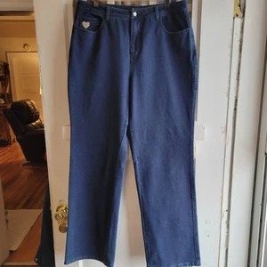 Dream Jeannes by Quacker Factory Women's Blue Jeans Size 16 T Casual - Picture 1 of 4