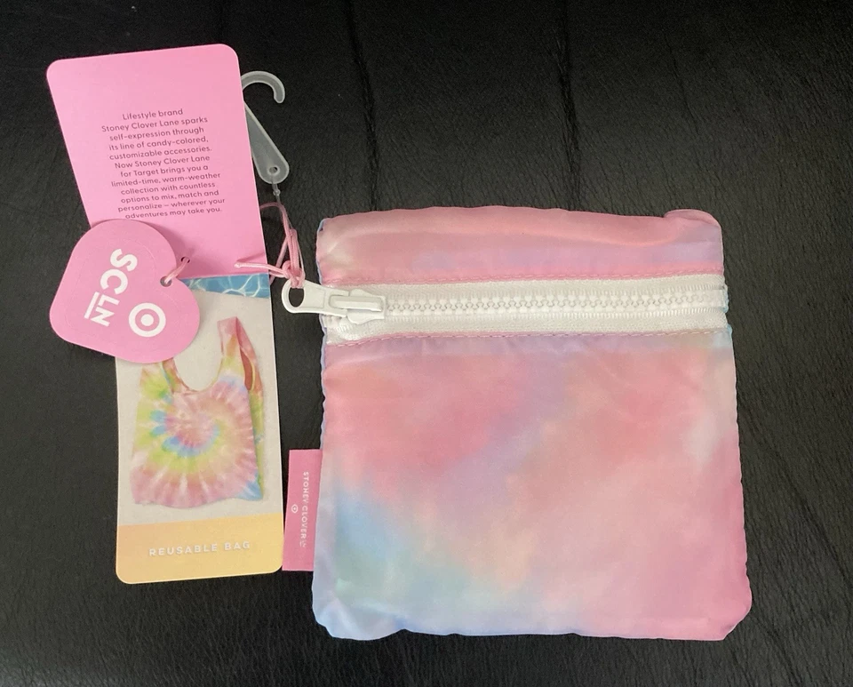 Stoney Clover Lane x Target Reusable Tote Bag Rainbow Tie-Dye (NEW)