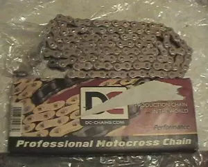 DC 520 MDX6 112 LINK GOLD MX CHAIN HONDA SUZUKI YAMAHA KTM HUSQVARNA KAWASAKI - Picture 1 of 1