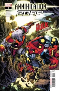 Cubierta Nick Bradshaw Annihilation 2099 (2024) #3 casi nueva Red Hulk 2099 - Imagen 1 de 1