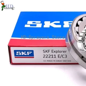 1PCS NEW SKF 22211 E/C3 spherical roller bearing freight free - Bild 1 von 3