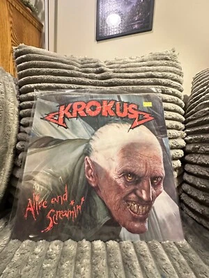 KROKUS - ALIVE AND SCREAMING - Vinyl - EXCELLENT CONDITION - Image 1 of 3