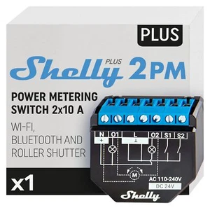 Plus 2PM - 16A | WiFi & Bluetooth 2-Channel Smart Switch with Power - Picture 1 of 5