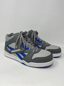 REEBOK WORK HIGH TOP SNEAKER GREY/COBALT BLUE BOOTS RB4135 Men’s Size 11.5M - Picture 1 of 12