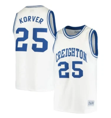 Kyle Korver #25 Creighton Bluejays Alumni Basketball White Jersey Mens SMALL NWT - Image 1 of 4