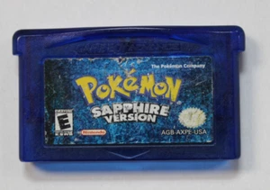 Pokemon: Sapphire Version GBA Authentic Tested Cartridge Only - Picture 1 of 6
