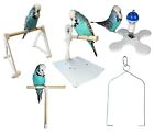 Bird Toy And Perch 5pc Bundle Set, For Small - Medium Size Birds, Made In The UK
