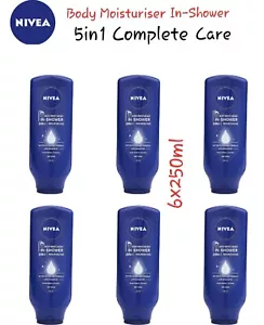 Nivea Body Moisturiser In-Shower - 5in1 Complete Care - 6×250ml - Picture 1 of 7