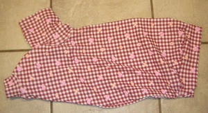 HEARTS on PLAID JERSEY PJ SHIRT TOY DOG  ITALIAN GREYHOUND CHINESE CRESTED  - Picture 1 of 2