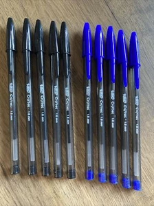 Bolígrafos Bic Cristal 1,6 mm Negrita ASST NEGRO/AZUL (PKT 10) BIC GRAN GAMA - Imagen 1 de 9