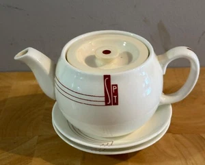 Royal Worcester Art Deco Teiera per Elkingtons co ltd - Foto 1 di 6