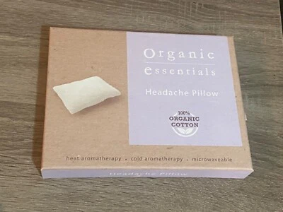Organic Essentials Hot Cold Therapy Pillow Headache Aches Relief New (Other) - Image 1 of 2