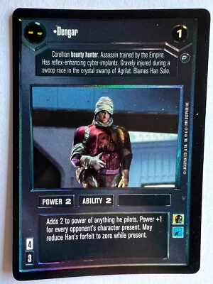 Star Wars CCG - Reflections I  - Dengar -  Rare Foil - Image 1 of 2