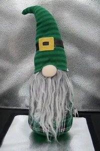 St. Patrick's Day Gnome Plush Table Decor New Evergreen Enterprises - Picture 1 of 5