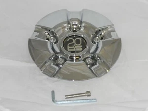 TIS 20" WHEELS TIS-03 S306-04 HC-TIS-03 TIS0320020 CHROME WHEEL RIM CENTER CAP  - Picture 1 of 3