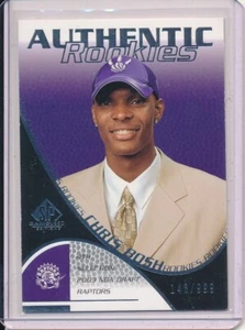 2003-04 SP Game Used Authentic Rookies #110 Chris Bosh Toronto Raptors /999 (RC) - Picture 1 of 1