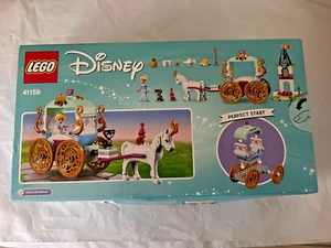 LEGO Disney Princesa 41159 Paseo en Carruaje de Cenicienta Nuevo Caja Dañada - Imagen 1 de 2