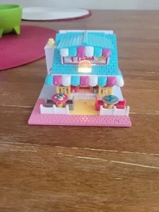 Vintage POLLY POCKET PIZZA PARLOR 1993 Bluebird WORKING LIGHTS- See Description - Picture 1 of 8