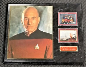 Star Trek The Next Generations Patrick Stewart plaque - Picture 1 of 7