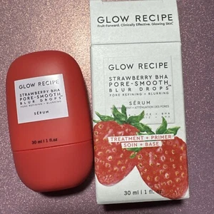 GLOW RECETE Fresa BHA Gotas Desenfoque Suave Poro 30ml/1oz NUEVO En Caja - Imagen 1 de 3