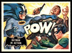 1989 Topps Batman Deluxe Reissue Edition Batman in Action #15