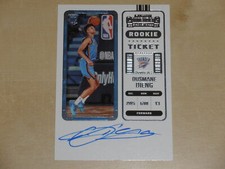 2022-23 Panini Contenders Rookie Ticket Autograph Auto #122 Ousmane Dieng RC