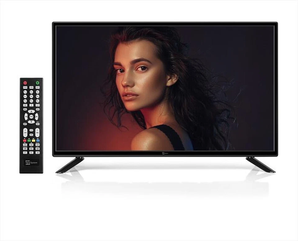 TV 32'' POLLICI LED USB HDMI TS32 LX10 DVB-T2/S2 HEVC 10bit Hotel Telesystem - Immagine 1 di 4