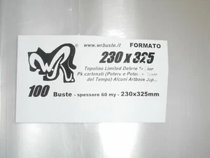 100 BUSTE WR "TOPOLINO LDE" 230x325 mm x Topolino Limited Deluxe Ed, Omnibus fin - Picture 1 of 1