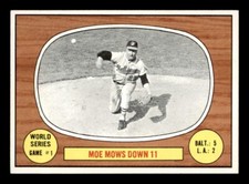 1967 Topps Baseball #151 World Series Game #1 (Moe Mows Down 11) EX