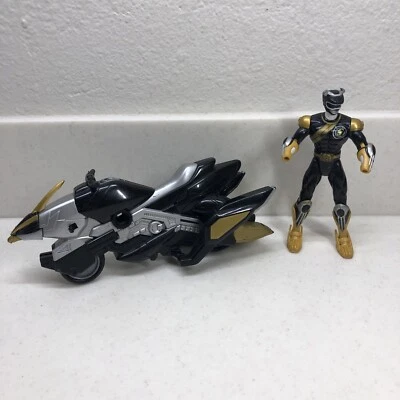 Bandai Power Rangers Wild Force Black Wild Force Rider Cycle 2001 y figura Foto 1 de 4