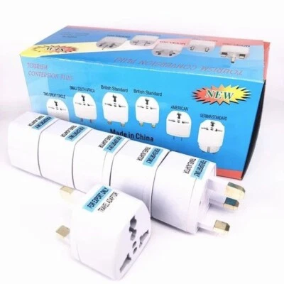 Universal Power Plug Tourism Travel Adapter 3 Pin Converter 250V 13A Socket New - Image 1 of 4