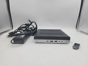 HP EliteDesk 705 G4 DM AMD Ryzen 5 PRO 2400GE @ 3.2GHz 8GB DDR4 RAM 256GB SSD N - Picture 1 of 8