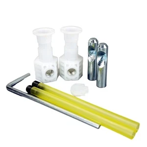 Rostbeständiges WC-Anschluss-Set Wandmontage Design für einfache Installation - Bild 1 von 12