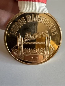 Gillette 1985 London Marathon Medaille, Finisher Medaille Top Zustand (d24) - Bild 1 von 10