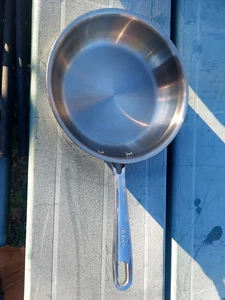 T-FAL STAINLESS STEEL 8" FRYING PAN SKILLET Induction Technology 3 Ply - Picture 1 of 5