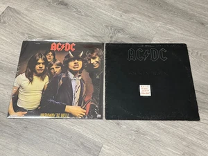 AC/DC - Highway To Hell 1979 Vinyl Record w/ cello SWEET! + Back in Black - Imagen 1 de 1