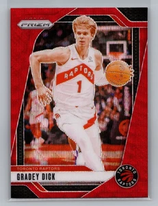 2024-25 Panini Prizm Gradey Dick Toronto Raptors Red Wave #205 9617 - Picture 1 of 2
