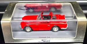 Spark Triumph TR4 Red Minimax 1:43 S0508 A93 Very Rare Excellent Condition MIB - Picture 1 of 4