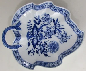 7" BLATTSCHALE SCHÜSSEL! Vintage HUTSCHENREUTHER Marke: BLAUE ZWIEBELMUSTER SEHR GUTER ZUSTAND - Bild 1 von 7