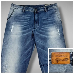 Diesel Kid Prime J Jungen Jeans Gr. 16Y Comfort Carrot Blue Distressed Faded Paint - Bild 1 von 13