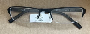 1 Unit New Pierre Cardin Satin Black Men Eyeglasses Frames 53-19-140 #418 - Picture 1 of 5